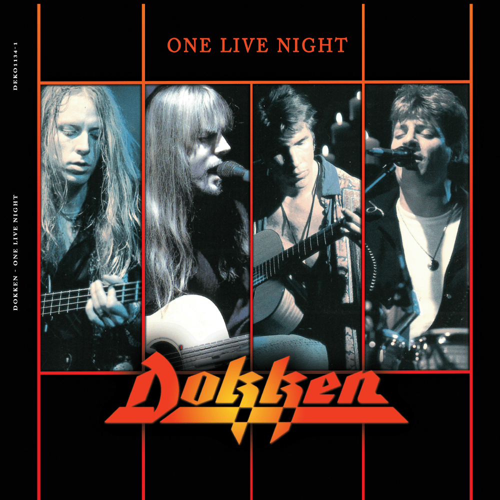 Dokken - One Live Night Orange Vinyl LP
