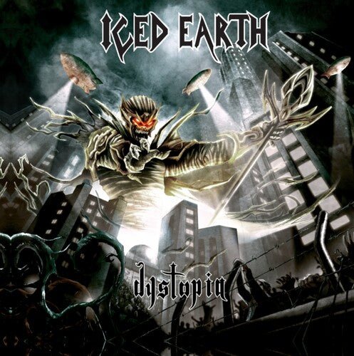 ICED EARTH - DYSTOPIA Clear Red & Black Vinyl LP