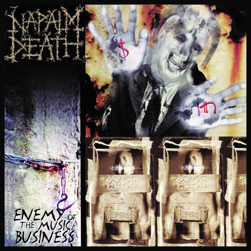 NAPALM DEATH - ENEMY OF THE MUSIC BUSINESS Yellow Vinyl LP