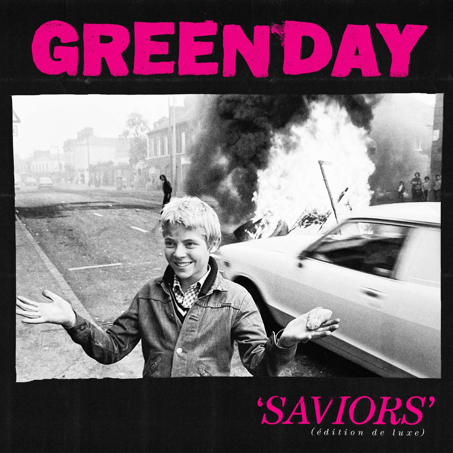 GREEN DAY - SAVIORS Pink with White Splatter Vinyl LP