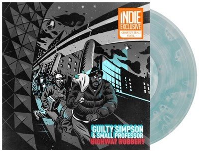 GUILTY SIMPSON & SMALL PROFESSOR - HIGHWAY ROBBERY Teal Vinyl LP