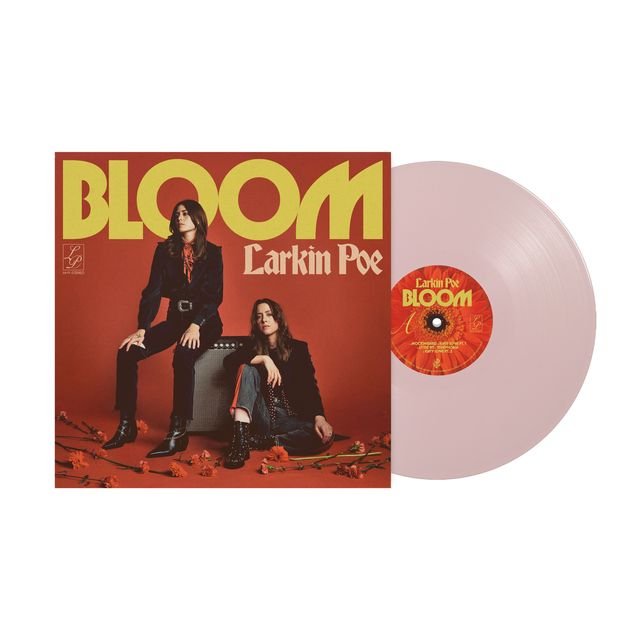 Larkin Poe - Bloom Colored Autographed Lyric Sheet Vinyl LP