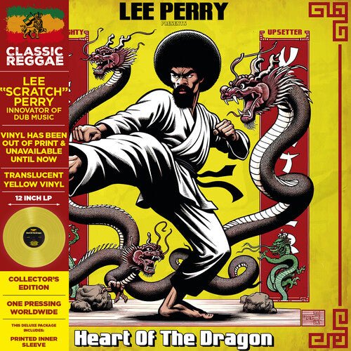 PERRY,LEE - PRESENTS THE MIGHTY UPSETTERS HEART OF THE DRAGON Yellow Vinyl LP