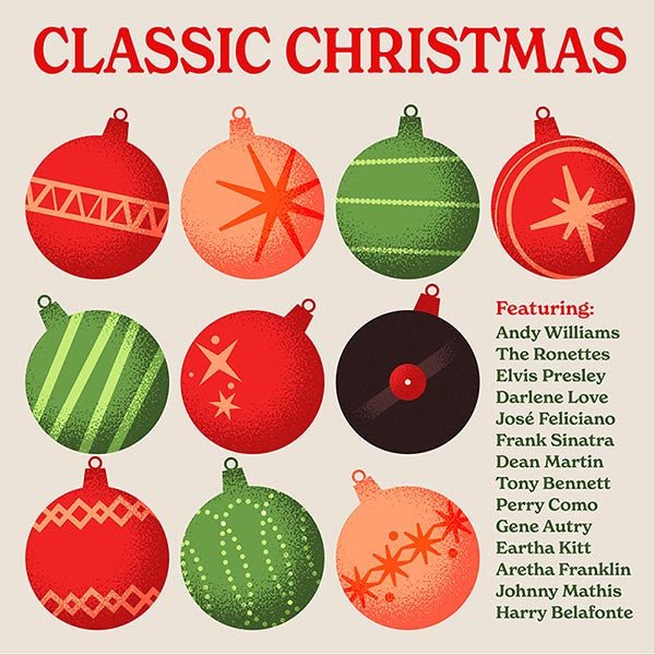 CLASSIC CHRISTMAS / VARIOUS Red Vinyl LP
