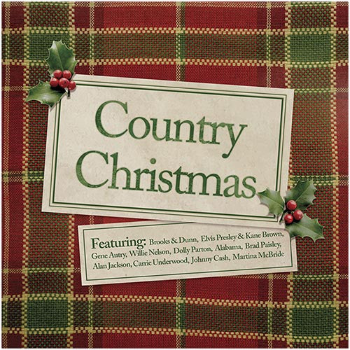 COUNTRY CHRISTMAS / VARIOUS Christmas Tree Green Vinyl LP