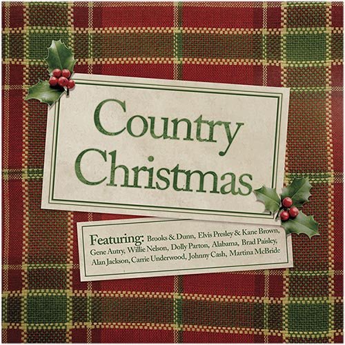 COUNTRY CHRISTMAS / VARIOUS Christmas Tree Green Vinyl LP