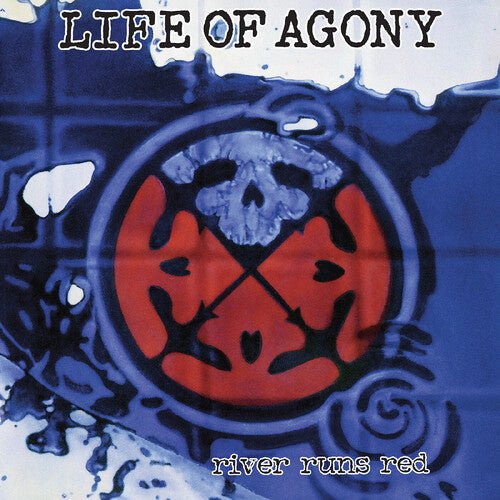 LIFE OF AGONY - RIVER RUNS RED - CLEAR WITH RED & BLUE SWIRL VINYL Vinyl LP