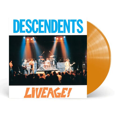 DESCENDENTS - LIVEAGE - CLEAR ORANGE Vinyl LP