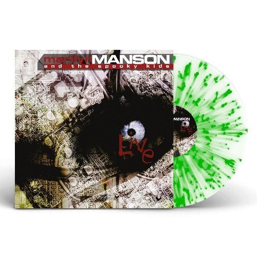 MARILYN MANSON - LIVE Clear w/ Green Splatter Vinyl LP