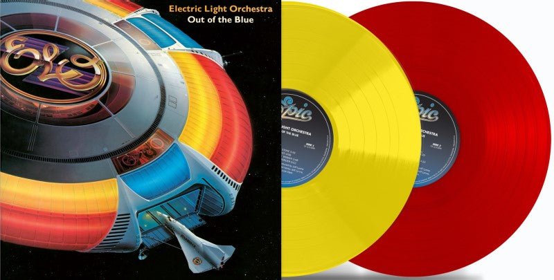 ELO (ELECTRIC LIGHT ORCHESTRA) - OUT OF THE BLUE Yellow & Red Vinyl LP
