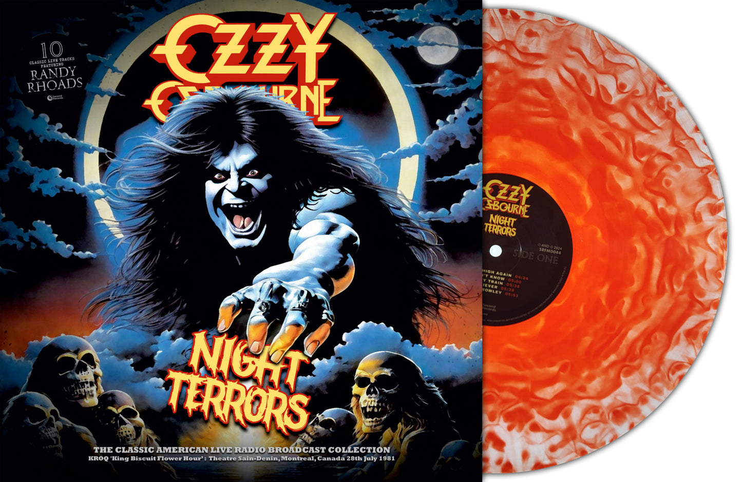 OZZY OSBOURNE - NIGHT TERRORS LIVE IN MONTREAL 1981 CLOUDY Vinyl LP