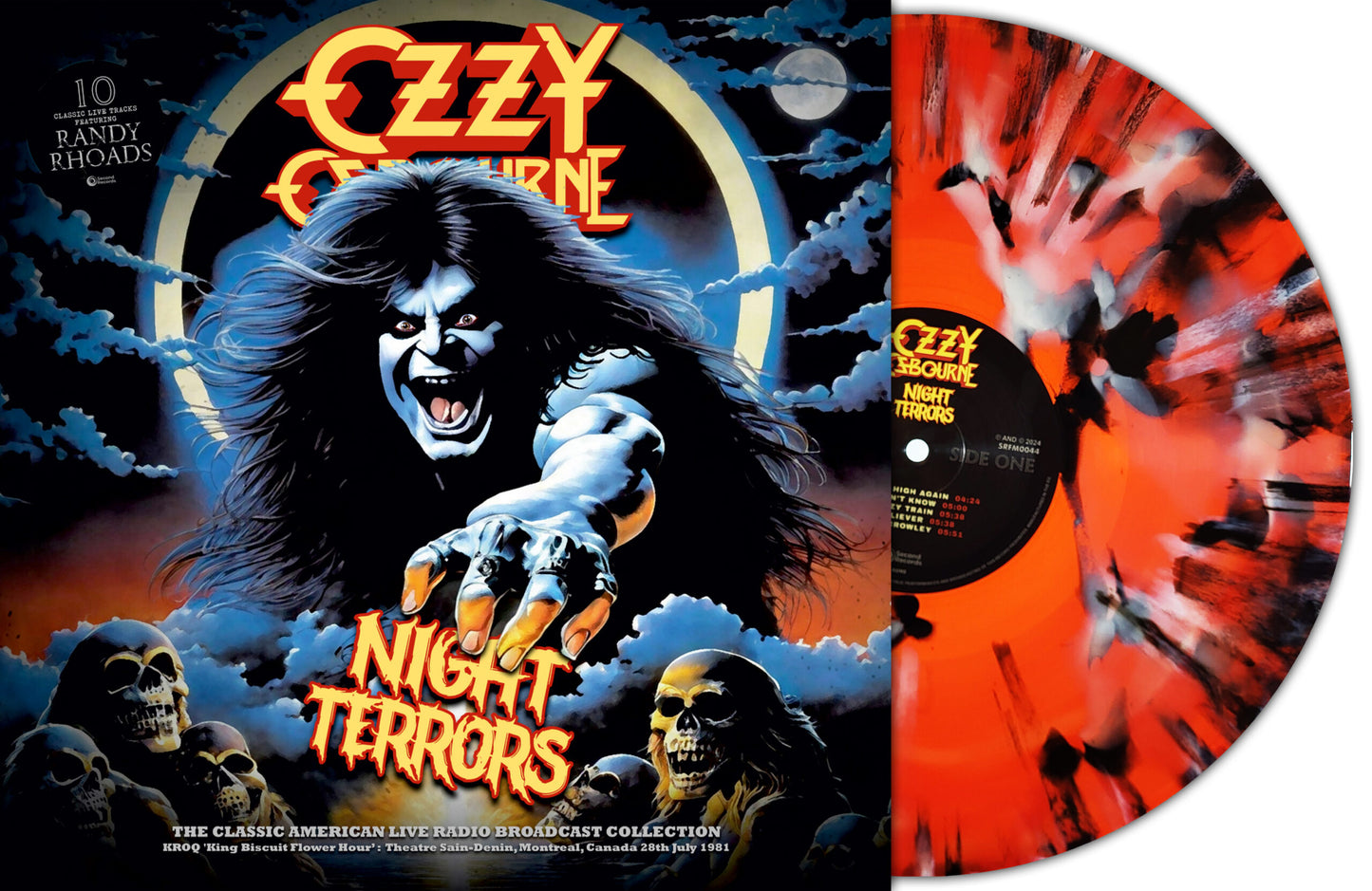 OZZY OSBOURNE - NIGHT TERRORS LIVE IN MONTREAL 1981 LAGOON Vinyl LP