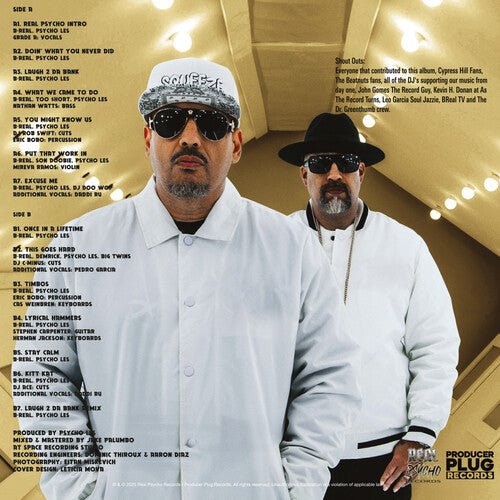 B-REAL & PSYCHO LES - REAL PSYCHO - LIMITED EDITION Vinyl LP
