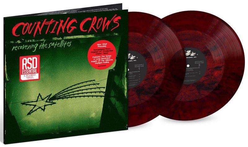 COUNTING CROWS - RECOVERING THE SATELLITES Red Vinyl LP
