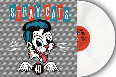 STRAY CATS - 40 White Vinyl LP