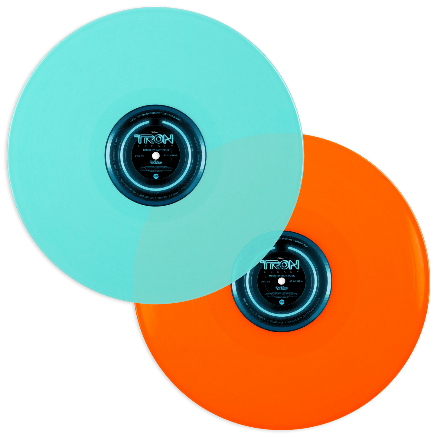 TRON: LEGACY MOTION PICTURE SOUNDTRACK Colored Vinyl LP