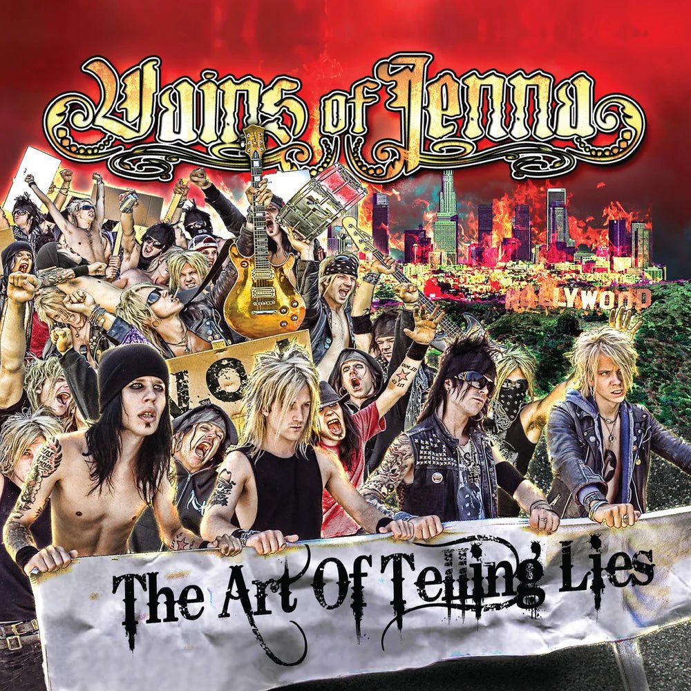 VAINS OF JENNA - THE ART OF TELLING LIES RED Vinyl LP