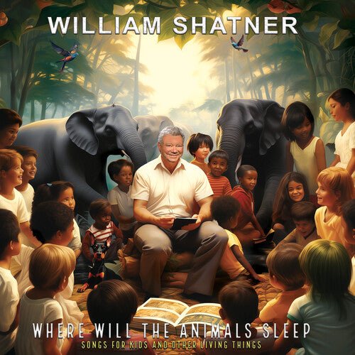 SHATNER,WILLIAM - WHERE WILL THE ANIMALS SLEEP? SONGS FOR KIDS Green Vinyl LP