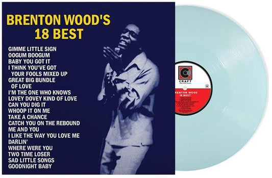 WOOD,BRENTON - 18 BEST Blue Vinyl LP