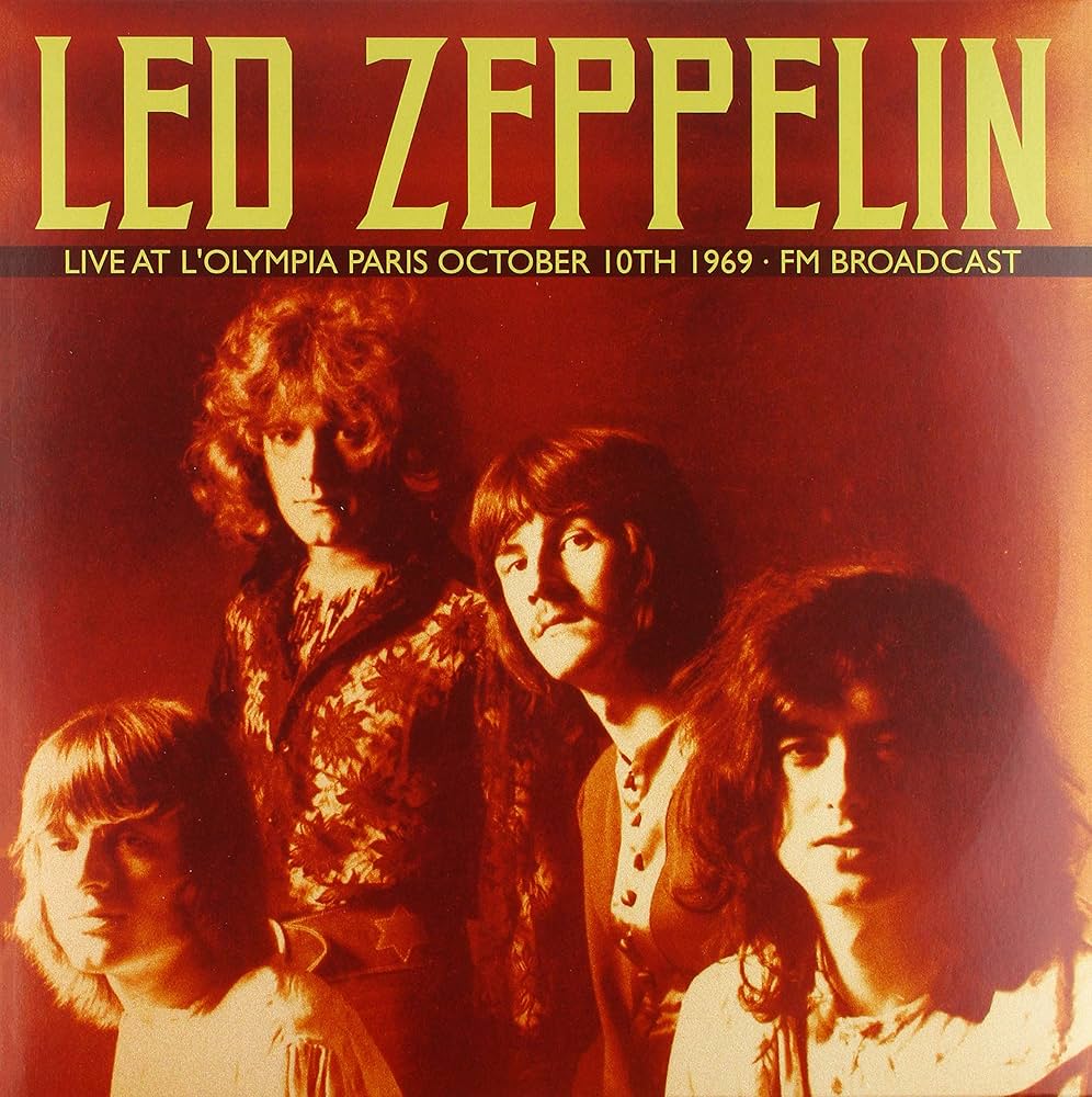 LED ZEPPELIN - LIVE AT L'OLYMPIA PARIS OCTOBER 10TH 1969 Vinyl LP