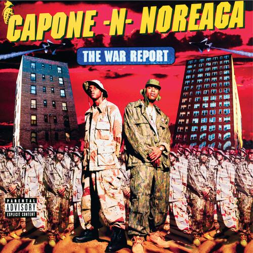 WAR REPORT - CLEAR VINYL WITH RED & BLUE SPLATTER