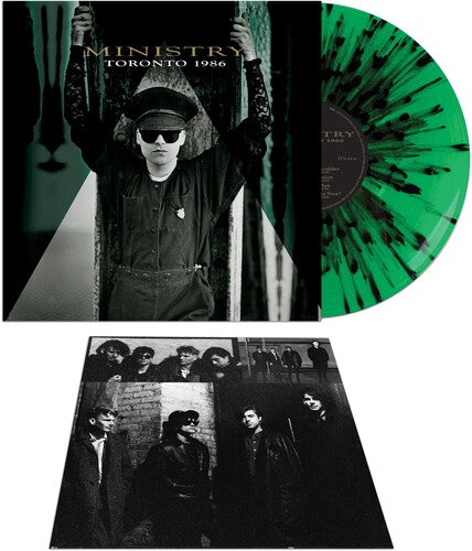 MINISTRY - TORONTO 1986 (GREEN & BLACK SPLATTER) Vinyl LP