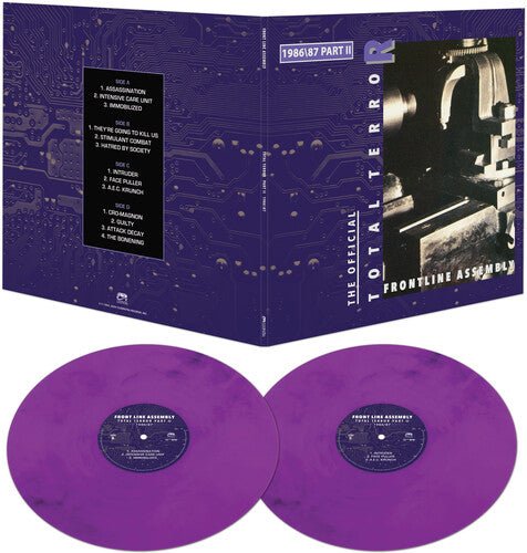 FRONT LINE ASSEMBLY - TOTAL TERROR PART II 1986/87 - PURPLE MARBLE Vinyl LP