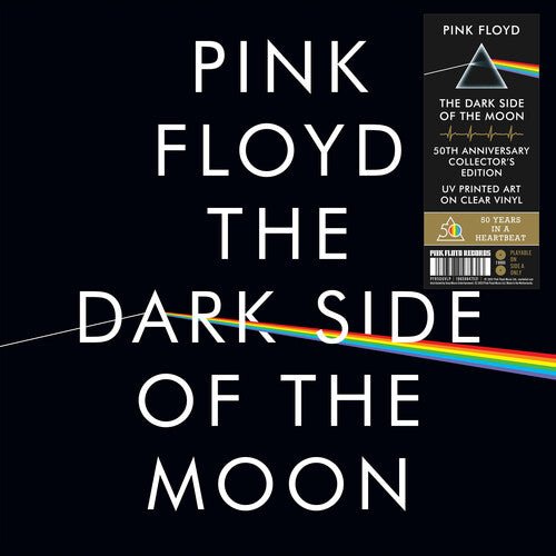 PINK FLOYD -The Dark Side Of The Moon UV Printed Clear Vinyl Anniversary 2023 Remaster