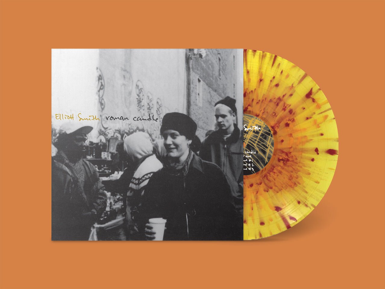 Elliott Smith - Roman Candle Yellow Splatter Vinyl LP