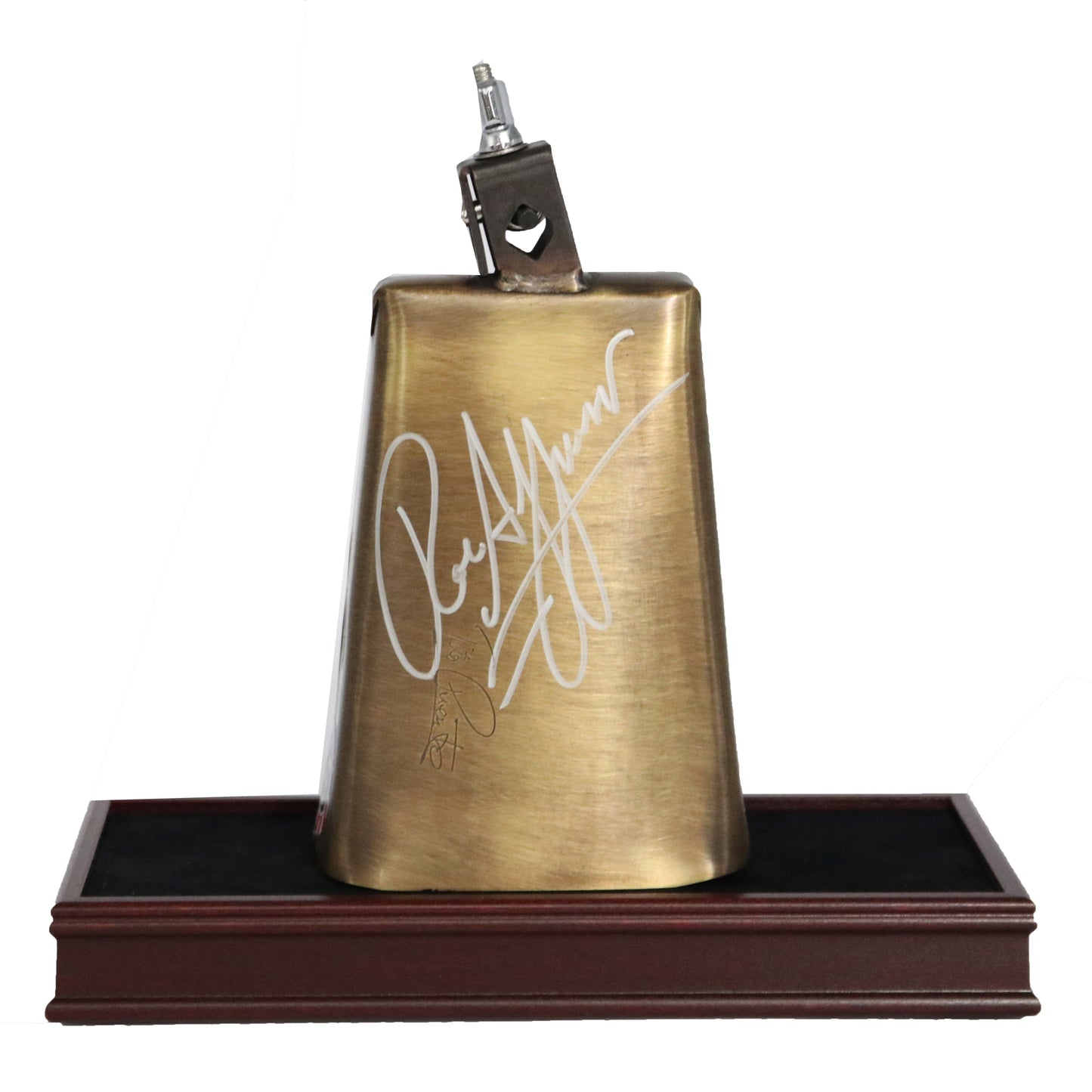 Rob Affuso Autographed Cowbell and Photo Glass Display Case (CX Auth)