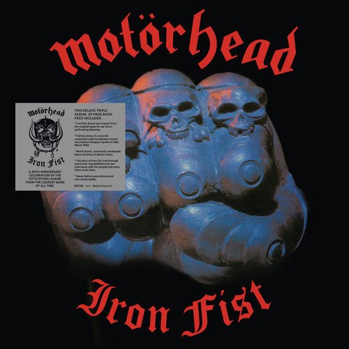 MOTORHEAD - IRON FIST (40TH ANNIVERSARY EDITION) Vinyl LP
