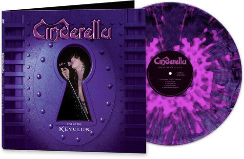 CINDERELLA - LIVE AT THE KEY CLUB - MARBLE PURPLE SPLATTER Vinyl LP