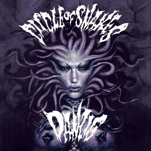 DANZIG - CIRCLE OF SNAKES - BLACK/WHITE/PURPLE SPLATTER Vinyl LP