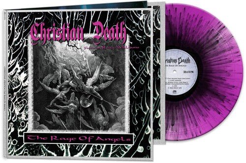 CHRISTIAN DEATH - RAGE OF ANGELS - PURPLE/BLACK SPLATTER Vinyl LP –  Experience Vinyl
