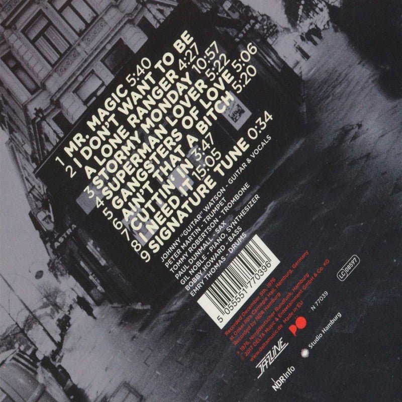 WATSON,JOHNNY GUITAR - AT ONKEL POS CARNEGIE HALL HAMBURG 1976 Vinyl LP