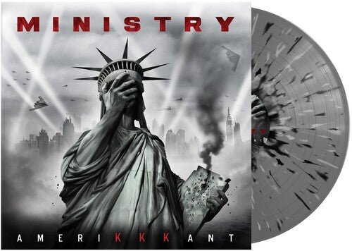 AMERIKKKANT - GREY W/ BLACK & WHITE SPLATTER