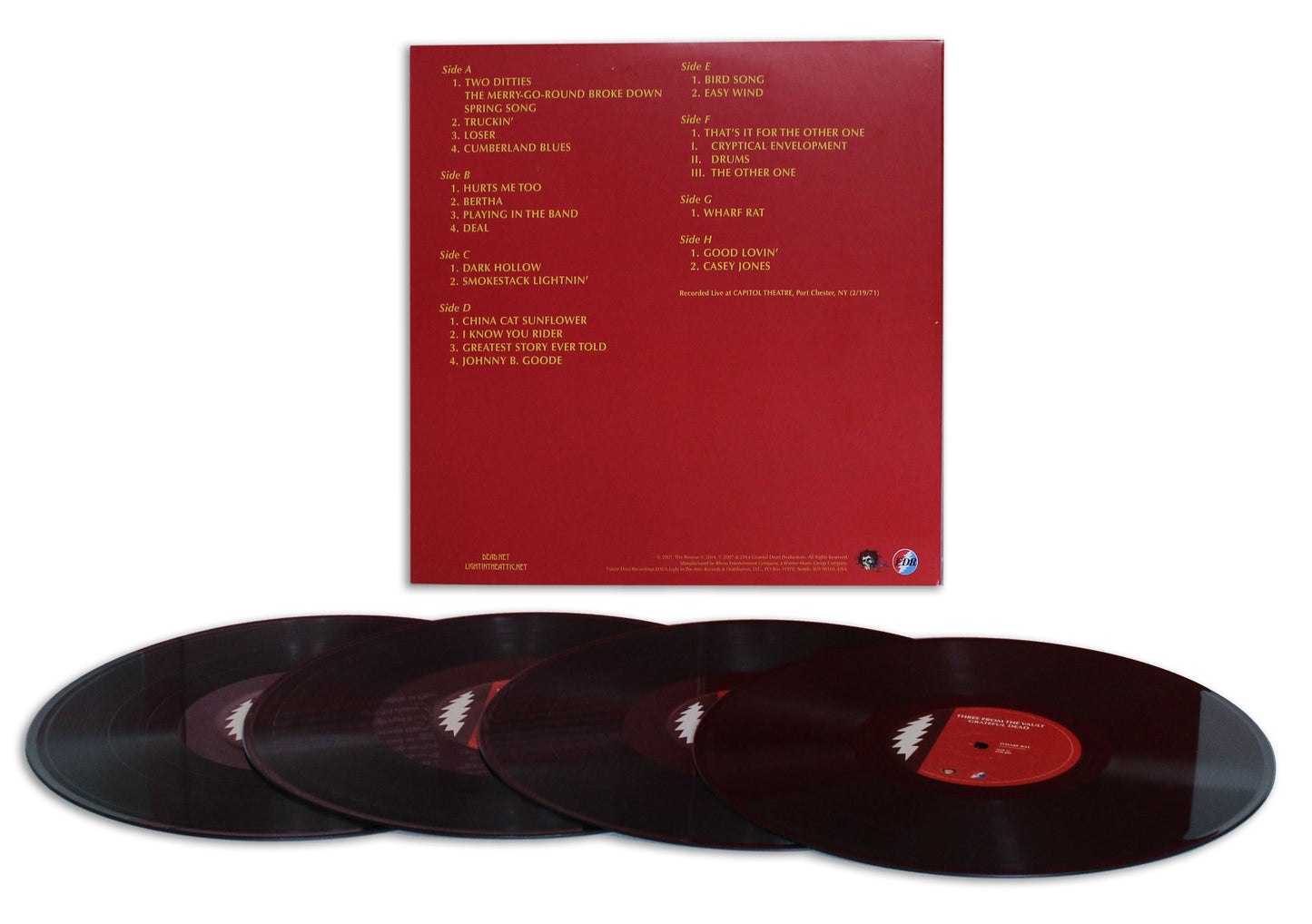 Grateful Dead -Three From The Vault 4 Vinyl LPs