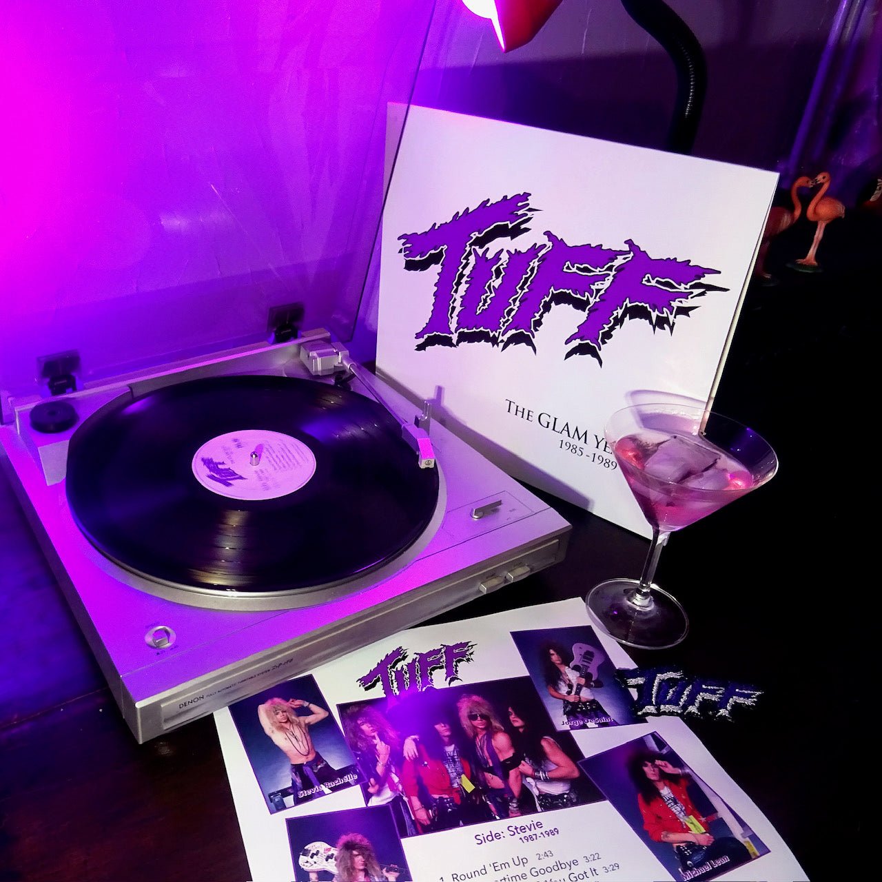 TUFF - THE GLAM YEARS 1985-1989 BLACK/PURPLE Vinyl LP