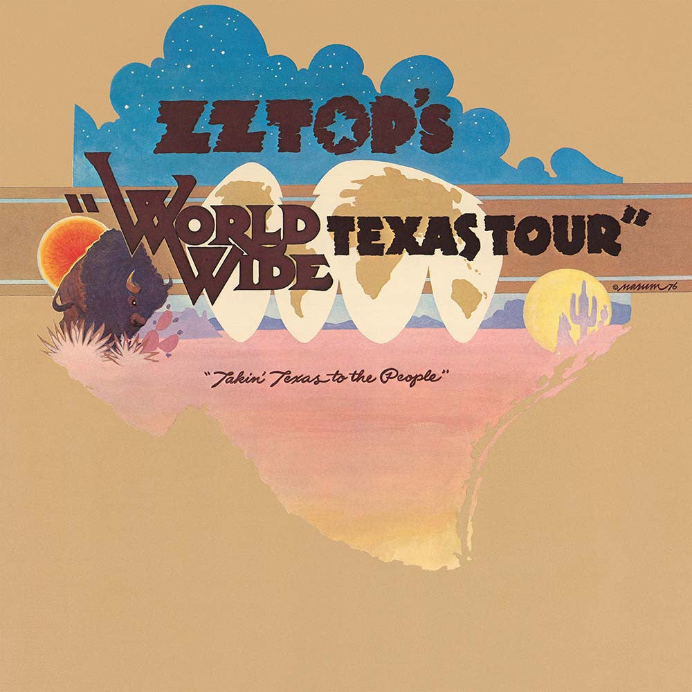 ZZ TOP - WORLD WIDE TEXAS TOUR Vinyl LP