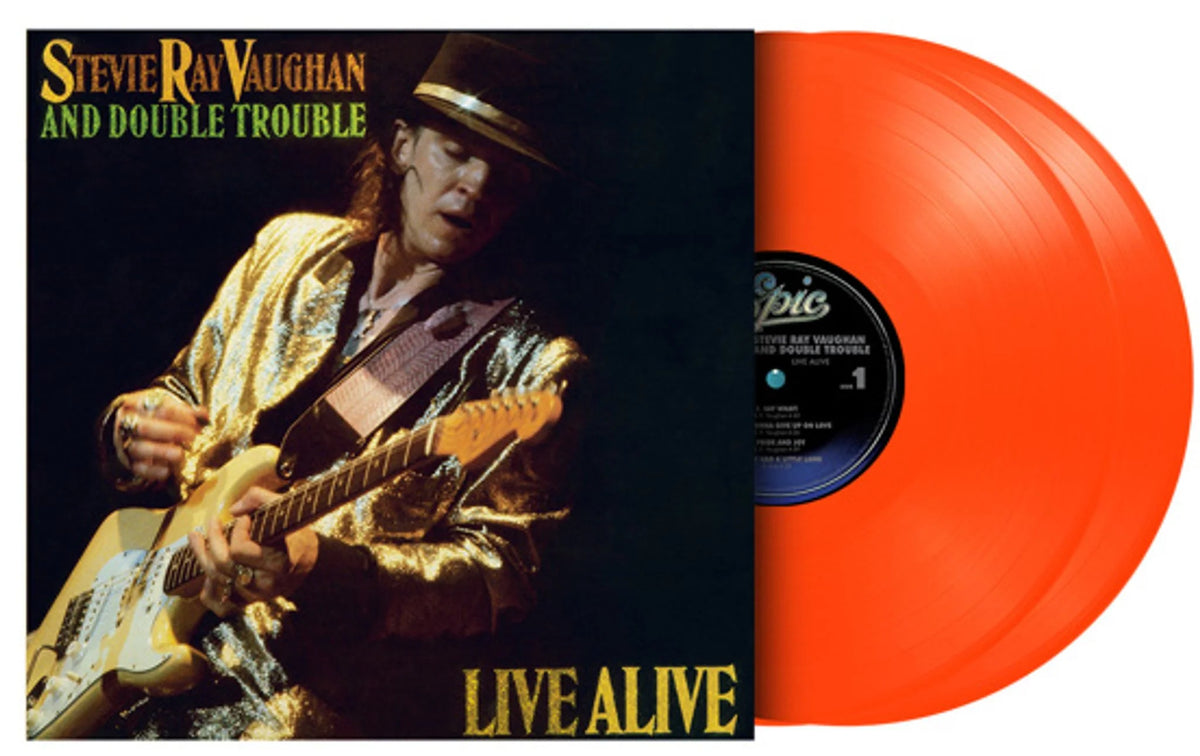 Stevie Ray Vaughan - Live Alive Orange Vinyl LP