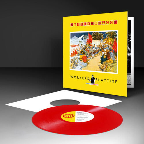 BRAGG,BILLY - WORKERS PLAYTIME - SOLID RED Vinyl LP