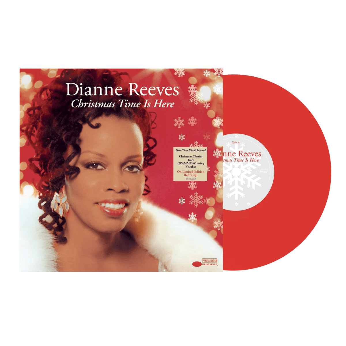 REEVES,DIANNE - CHRISTMAS TIME IS HERE Red Vinyl LP