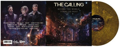 CALLING - BEFORE THE WORLD TURNS TO DUST Gold Swirl Vinyl LP