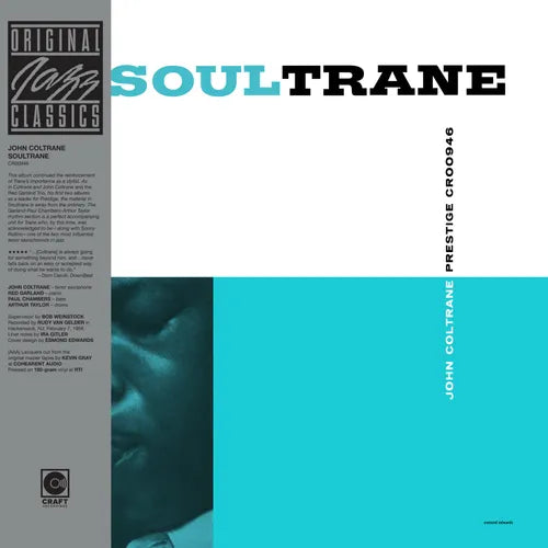 COLTRANE,JOHN - SOULTRANE Original Jazz Classics Series Vinyl LP
