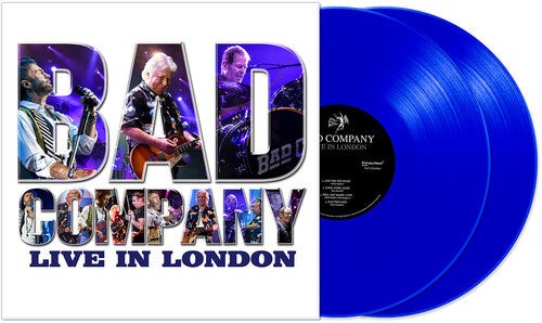 BAD COMPANY - LIVE IN LONDON Blue Vinyl LP