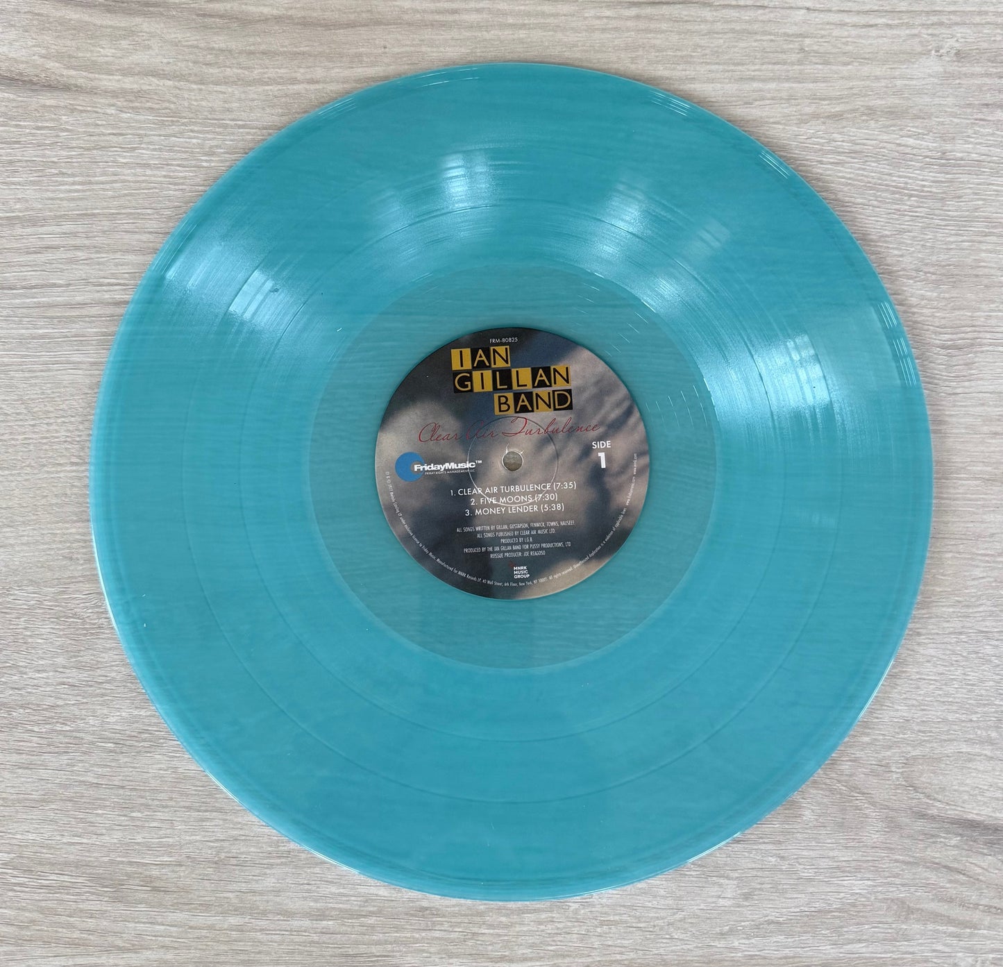 Ian Gillan Band - Clear Air Turbulence - 50th Anniversary Edition Clear Blue Vinyl LP