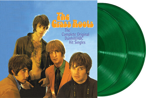 GRASS ROOTS - COMPLETE ORIGINAL DUNHILL/ABC HIT SINGLES Green Grass Vinyl LP
