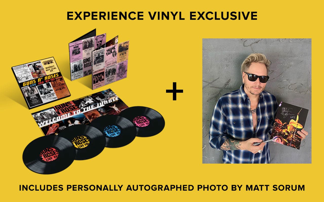 Guns N' Roses - Live Era '87-'93 w/ Autographed Photo 4 180 Gram Vinyl LPs