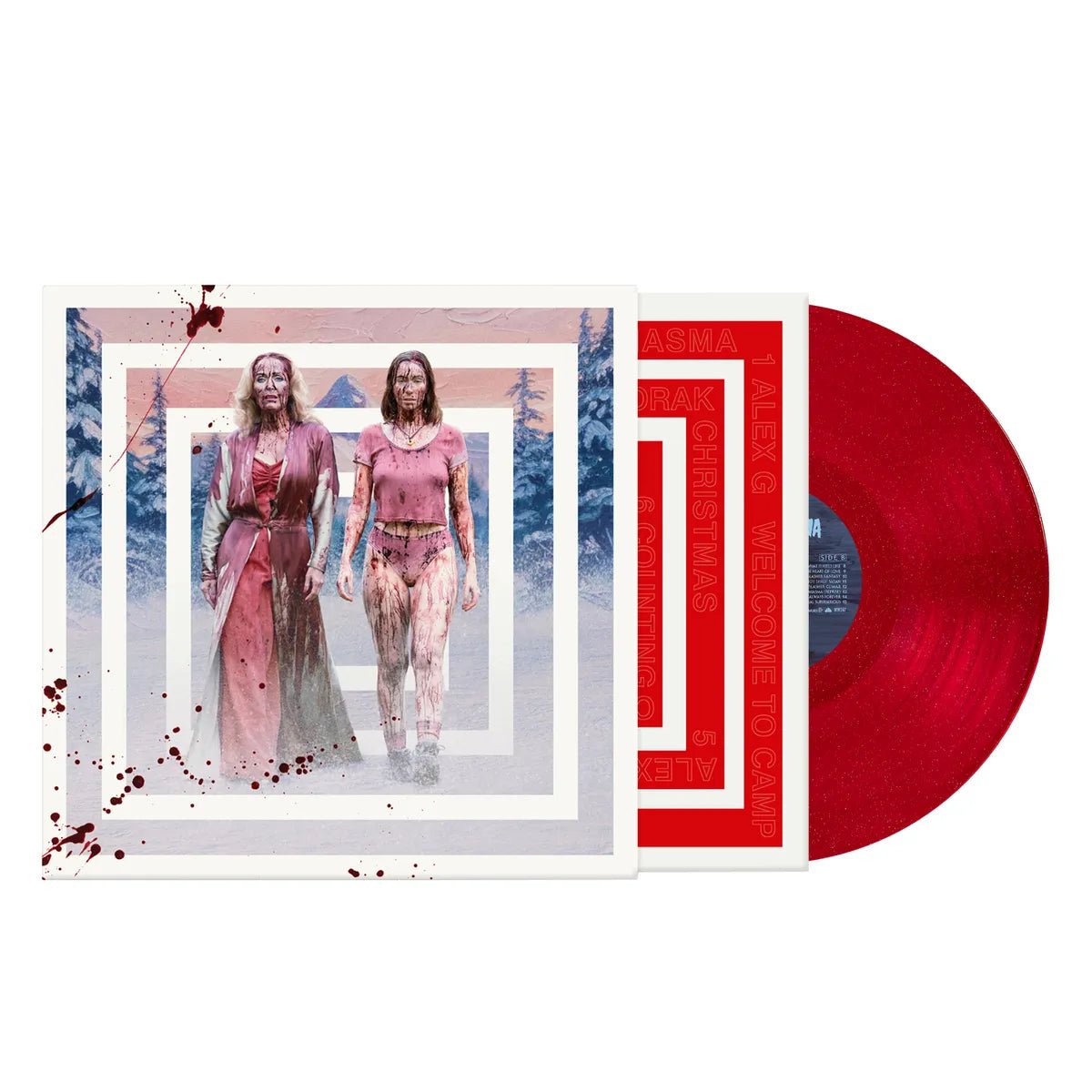 TEENAGE SEX & DEATH AT CAMP MIASMA - O.S.T. Clear Red Glitter Vinyl LP