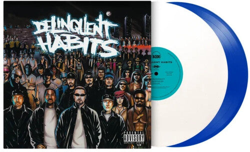 DELINQUENT HABITS - Delinquent Habits Blue & White Vinyl LP